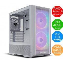 AMD Ryzen 9 7950X3D - RTX 4090 24GB - M.2 1tb - Ram 64GB DDR5 - Liquido