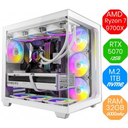 AMD Ryzen 7 9700X - RTX 5070 12GB - M.2 1tb - Ram 32GB DDR5 - Liquido - B650...
