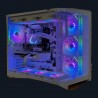 PC gaming Ryzen 7 7700 RTX 5070 – case Itek Dark Cave Curved bianco