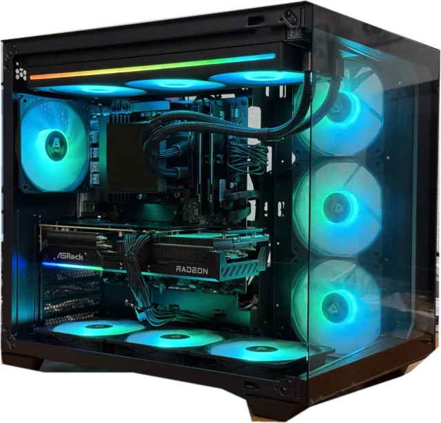PC gaming con case Antec C5 nero